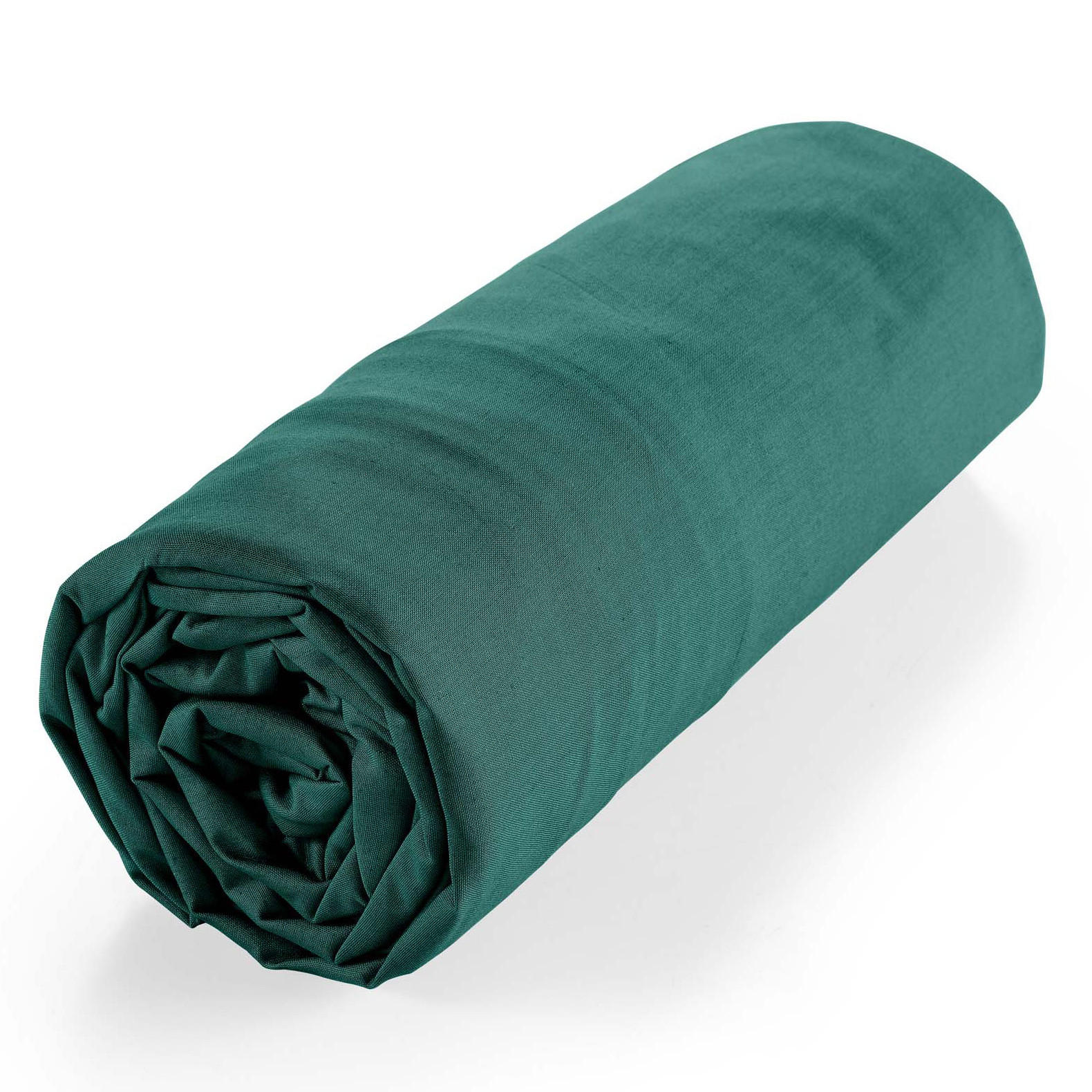 SPANNBETTTUCH mit Gummizug Biolina 200/180 cm - Grün, Naturmaterialen (180/200cm) - Douceur d´intérieur