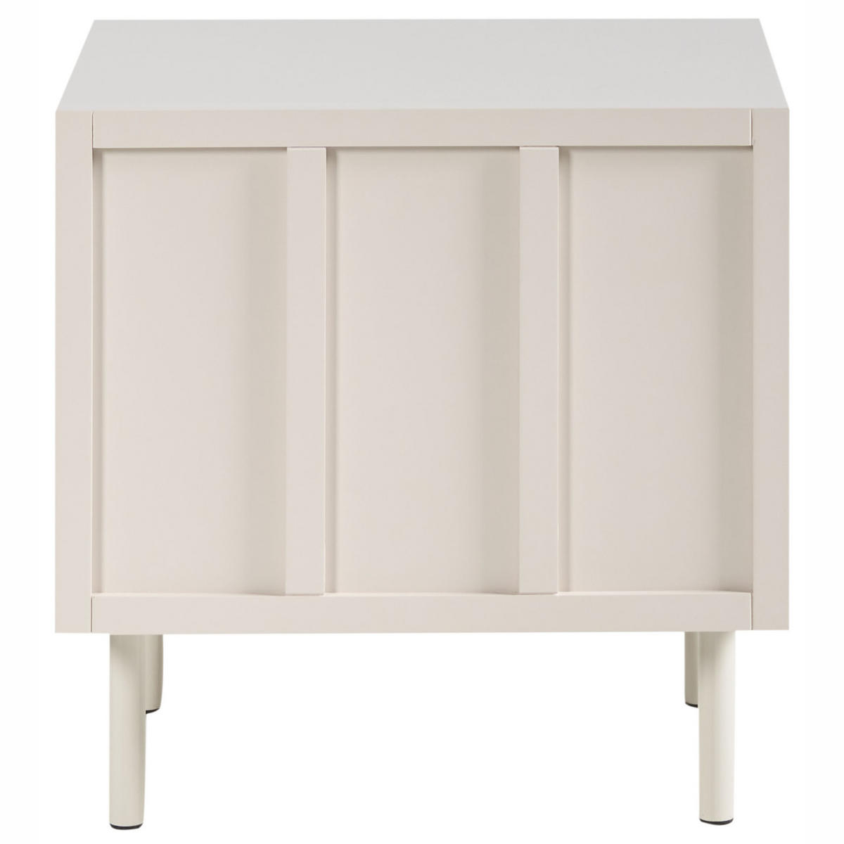 NACHTTISCH Hellbeige Clunes - Beige, Holzwerkstoff (40/50/50cm) - Beliani