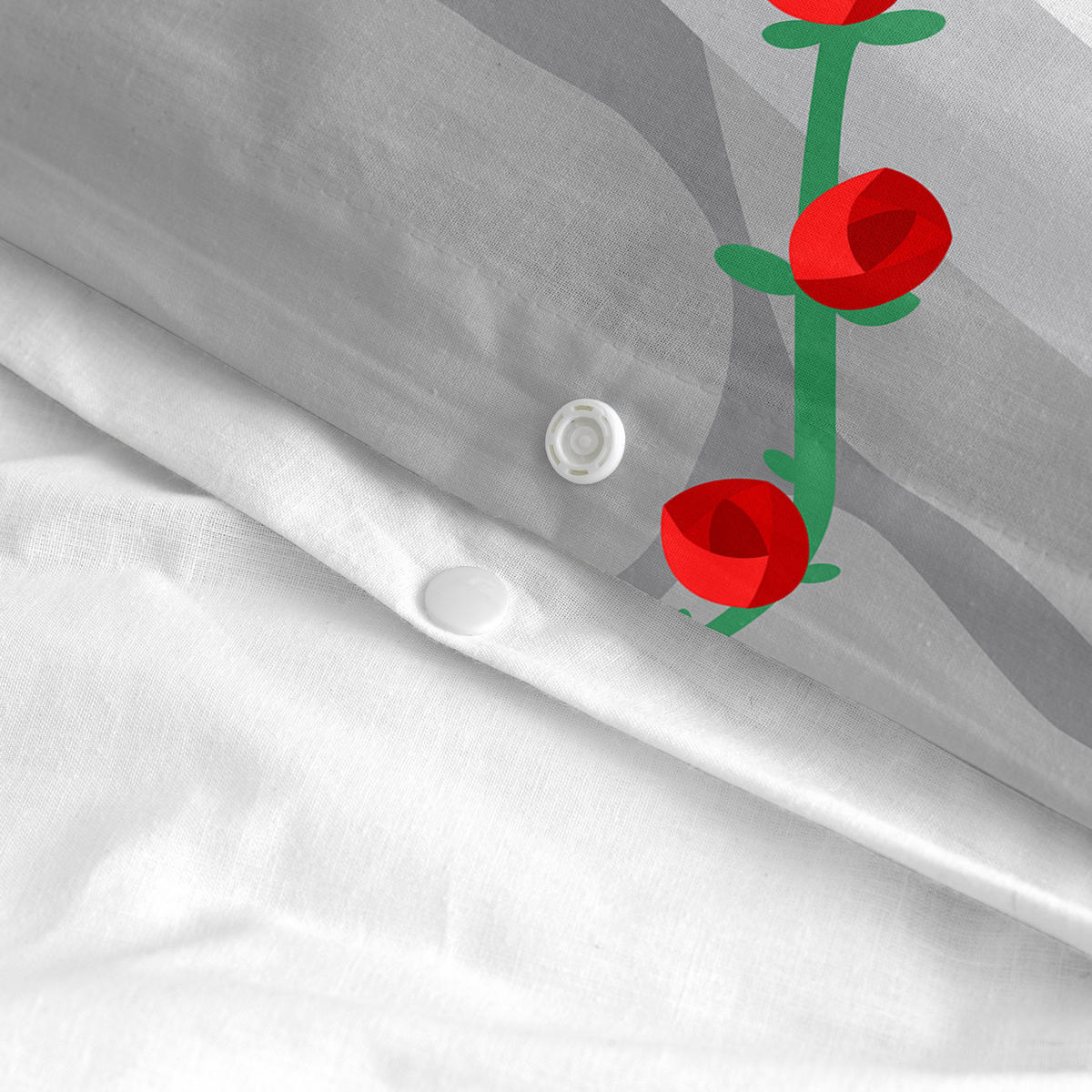 BETTBEZUG 2er-set teiliges magic rose 100x120 cm (kinderbett) mehrfarbig - Multicolor, Textil (100/120cm) - Happy Friday