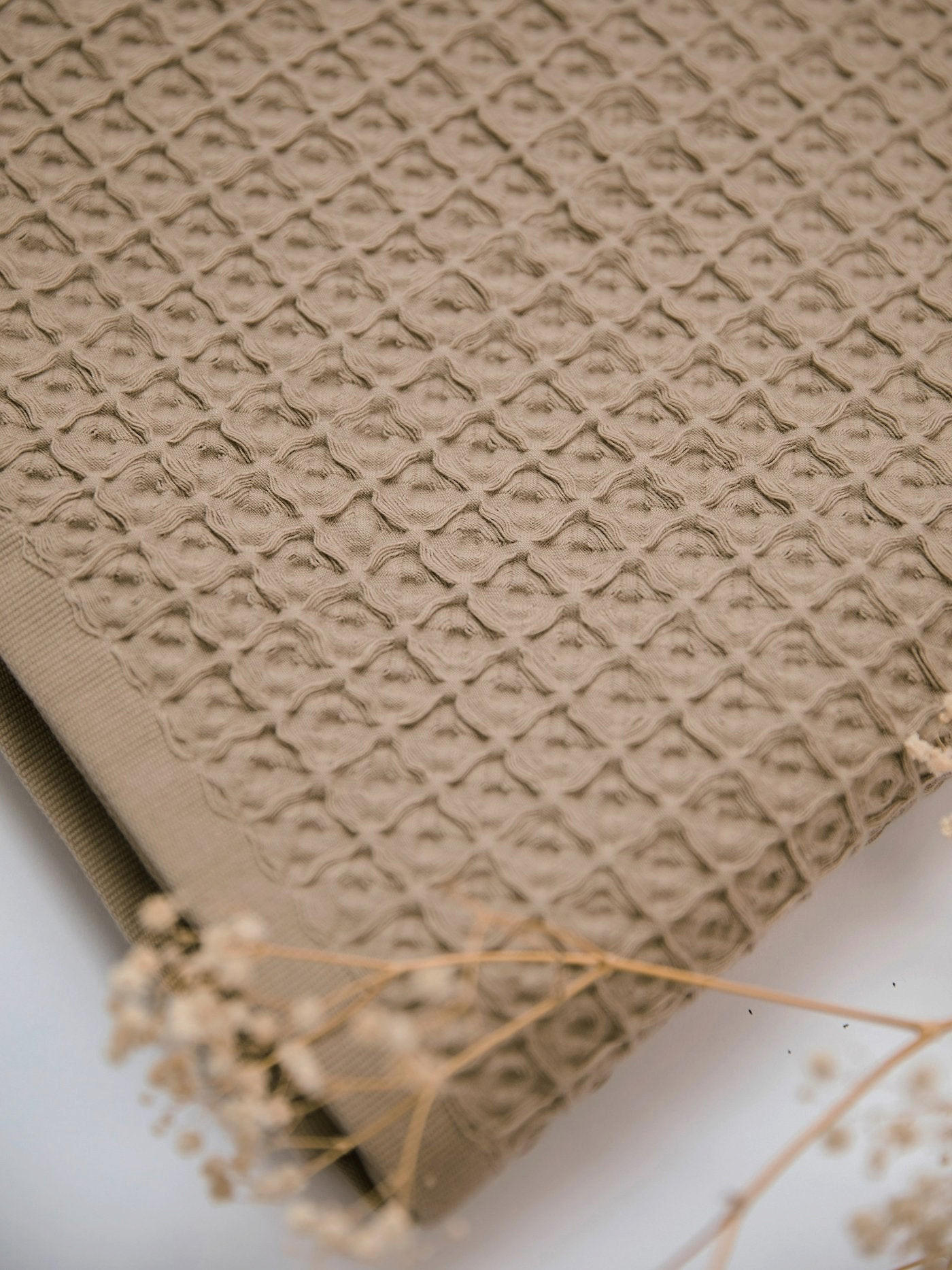 STRANDTUCH & Saunatuch Long Island, 100x180cm, Baumwolle, Beige - Beige, Textil (100/180cm) - SOWL