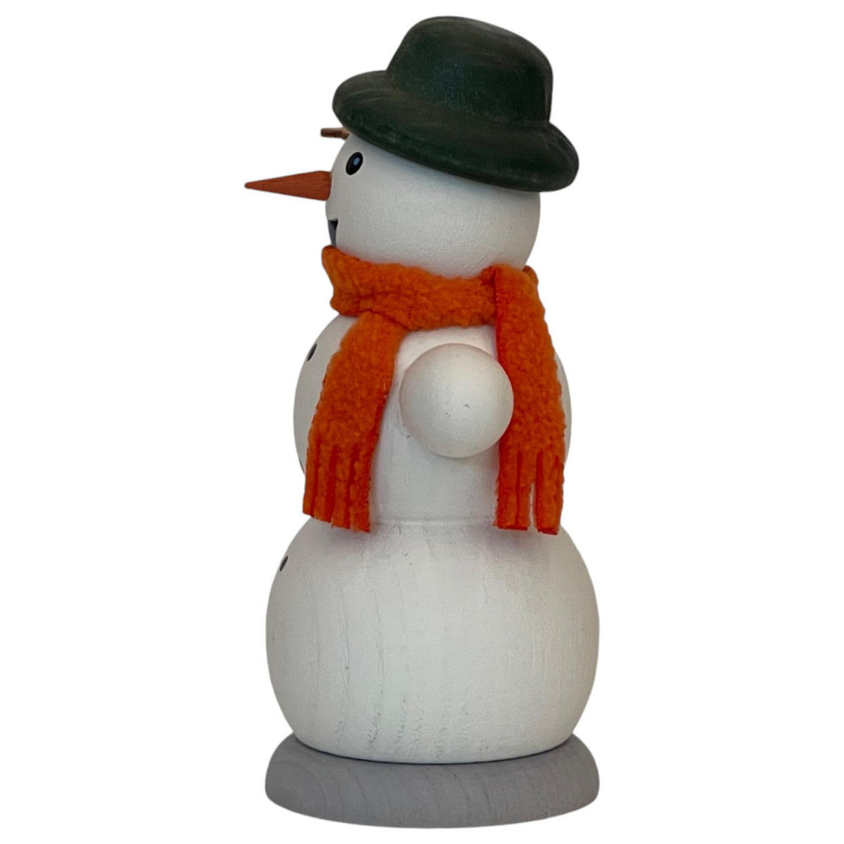 RAUCHFIGUR Schneemann Pyramide 13 cm - Multicolor, Holz (6/13/10cm)