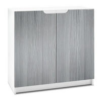 KOMMODE Logan Fronten in Avola-Anthrazit - Anthrazit, Holzwerkstoff (82/78/37cm) - Vladon