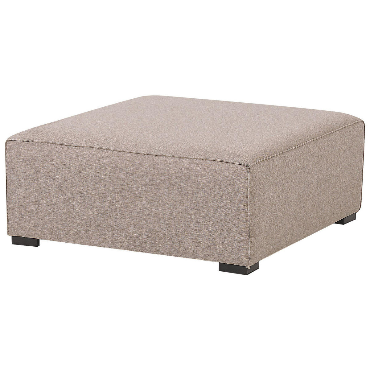 LOUNGE SET 7-Sitzer beige linksseitig modular Arezzo - Beige, Textil - Beliani