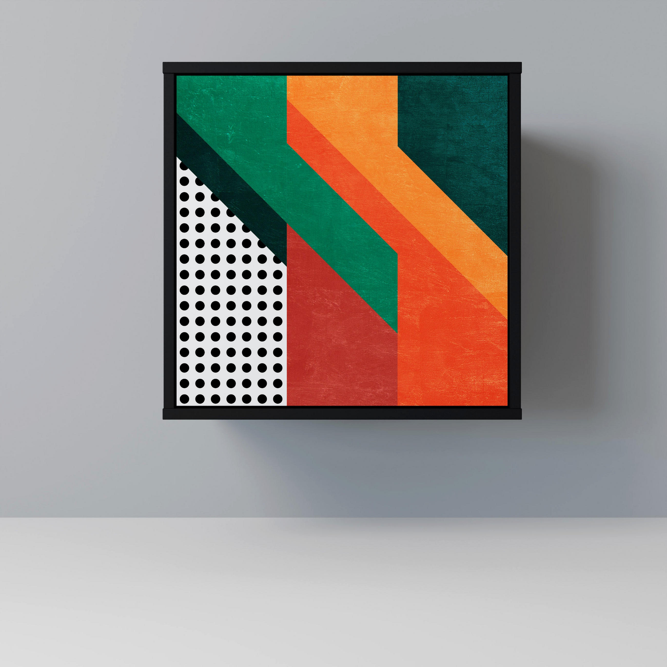 SpaceRebels Sideboard Schwarz 57.5x57.5x42 cm