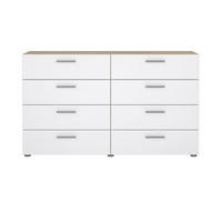 BYRÅ Pepe 140 x 40 x 82 cm – ekfärgad - Ekfärgad, Träbaserade material (140/82/40cm) - ebuy24