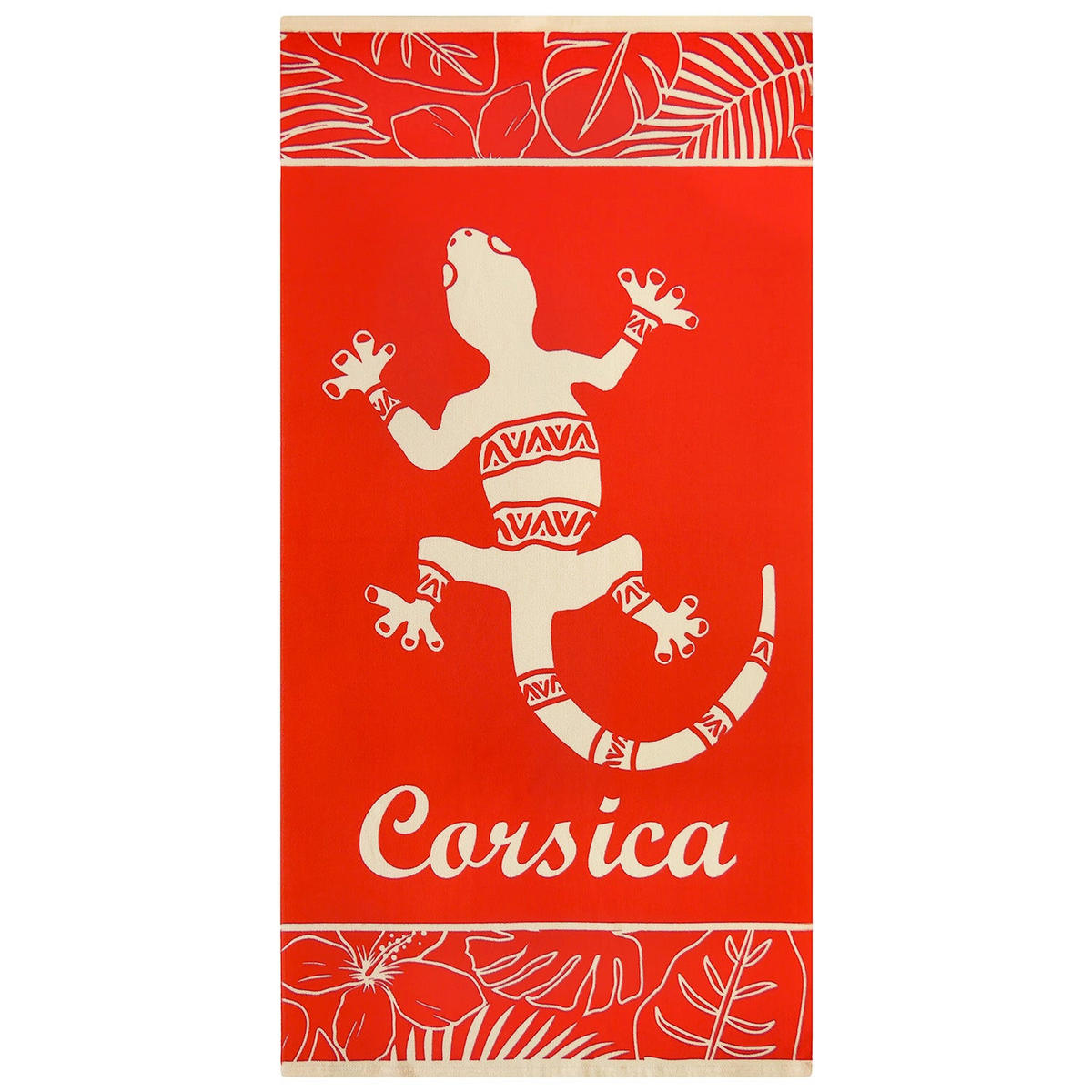 STRANDTUCH Kinder Mikrofaser Orange 70x140 250g/m² - Tuara - Orange, Textil (140/70cm) - LE COMPTOIR DE LA PLAGE