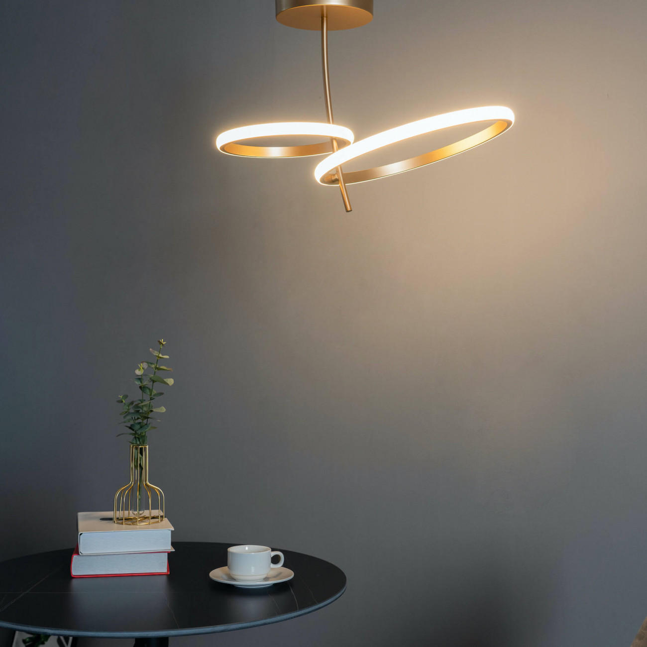 DECKENLEUCHTE Bellagio, Gold / Messing, 40cm - Goldfarben, Metall (40/55/40cm) - KOSILUM