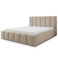 POLSTERBETT ATTORA Q 180x200 cm mit Bettkästen - Beige - Beige, Holz (180/200cm) - MASSENO