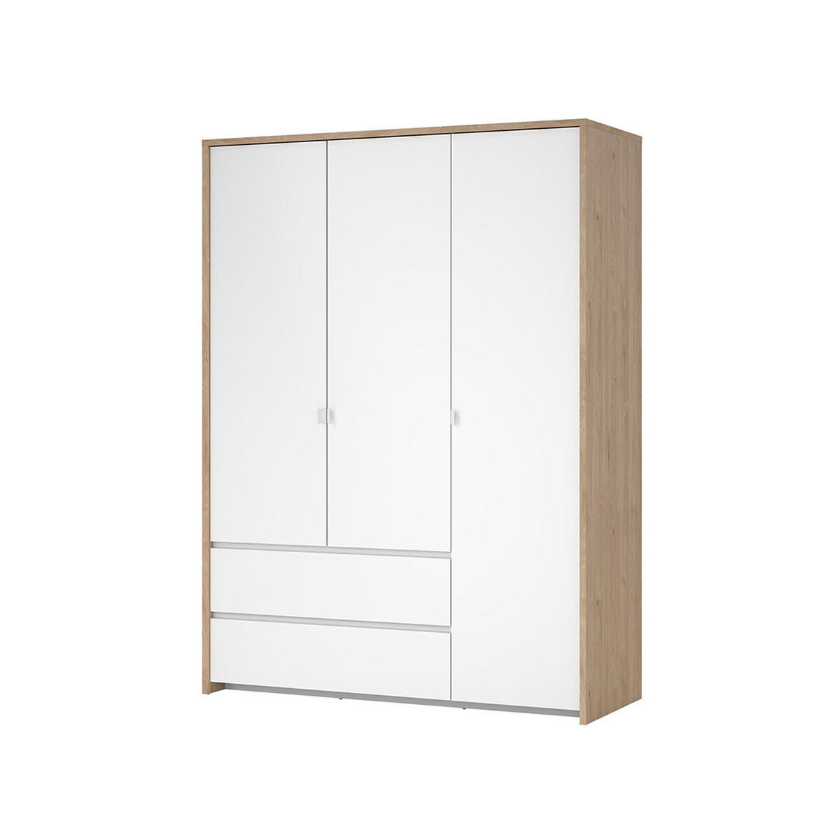 KLEIDERSCHRANK, Next, Weiß, Holzwerkstoff, 149 x 58 x 203 cm - Weiß, Holzwerkstoff (149/203/58cm) - ebuy24