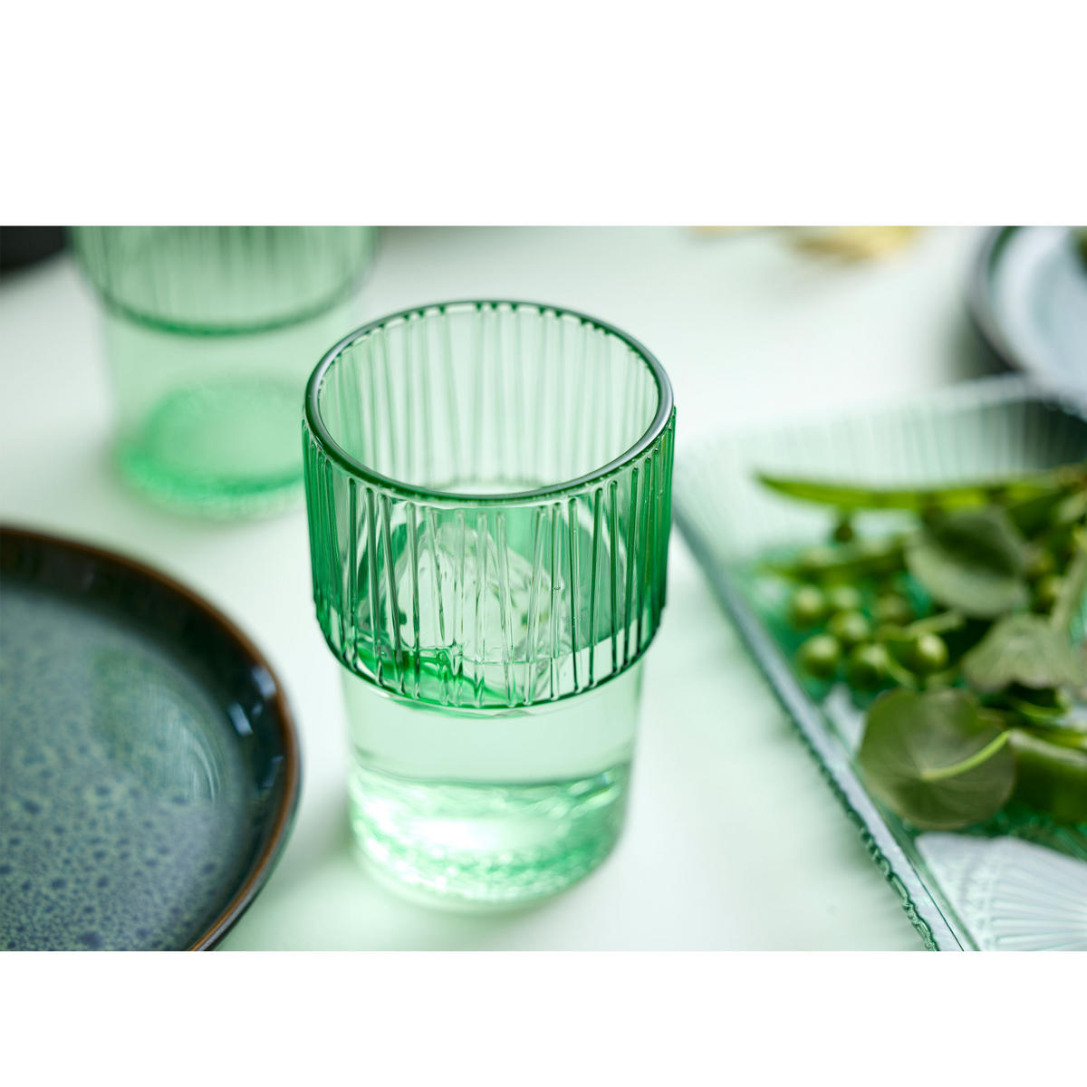 CAFÉGLAS Kusintha 38 cl 4 Stck. Grün - Grün, Glas (0.38L) - Bitz