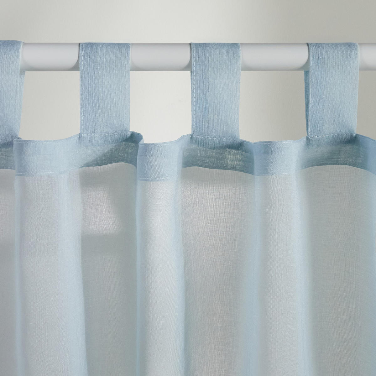 VORHANG Cadis - Hellblau, Textil (140/1/250cm) - home&you