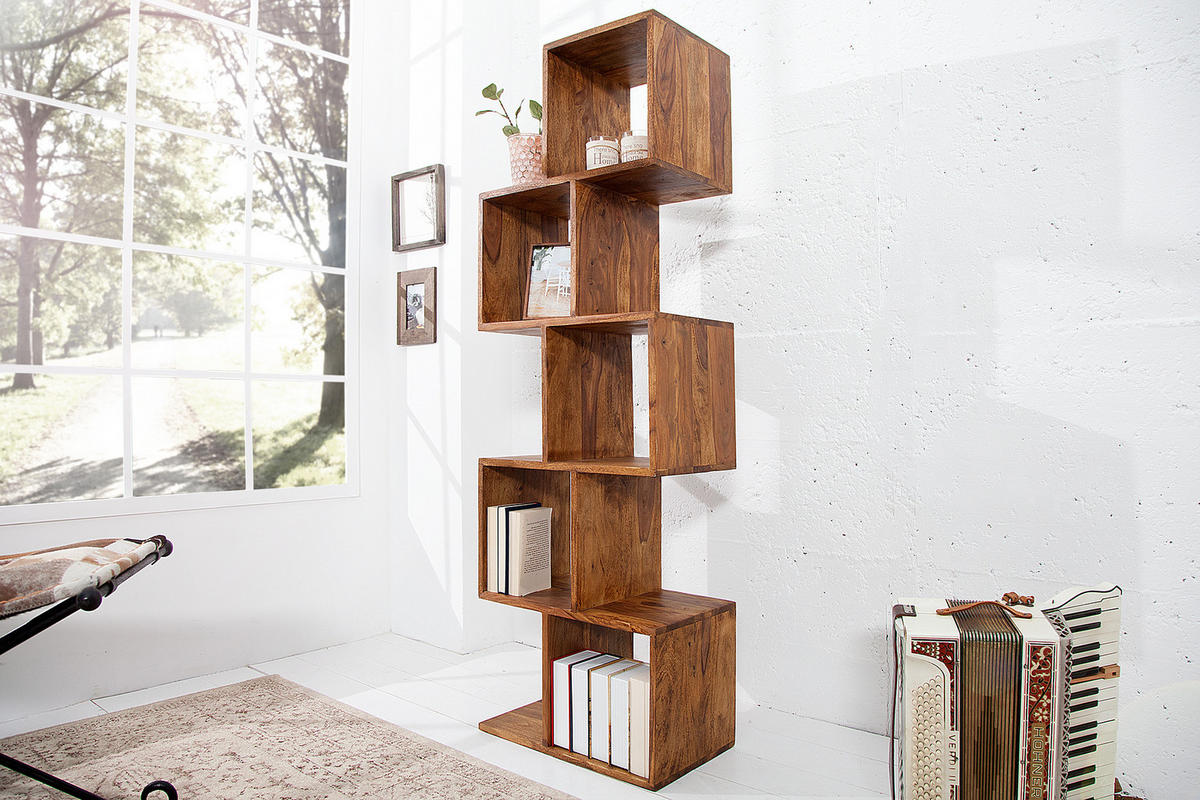 STANDREGAL MAKASSAR Sheesham Natur 150 cm - Braun, Holz (50/150/30cm) - riess-ambiente