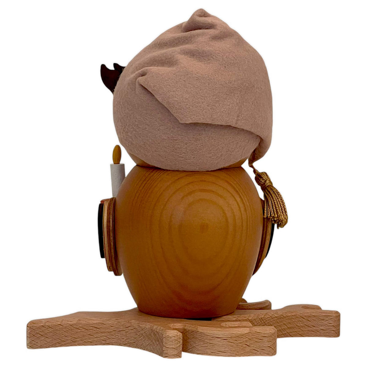 RAUCHFIGUR Eule Schlafmütze 15 cm - Multicolor, Holz (10/15/10cm)