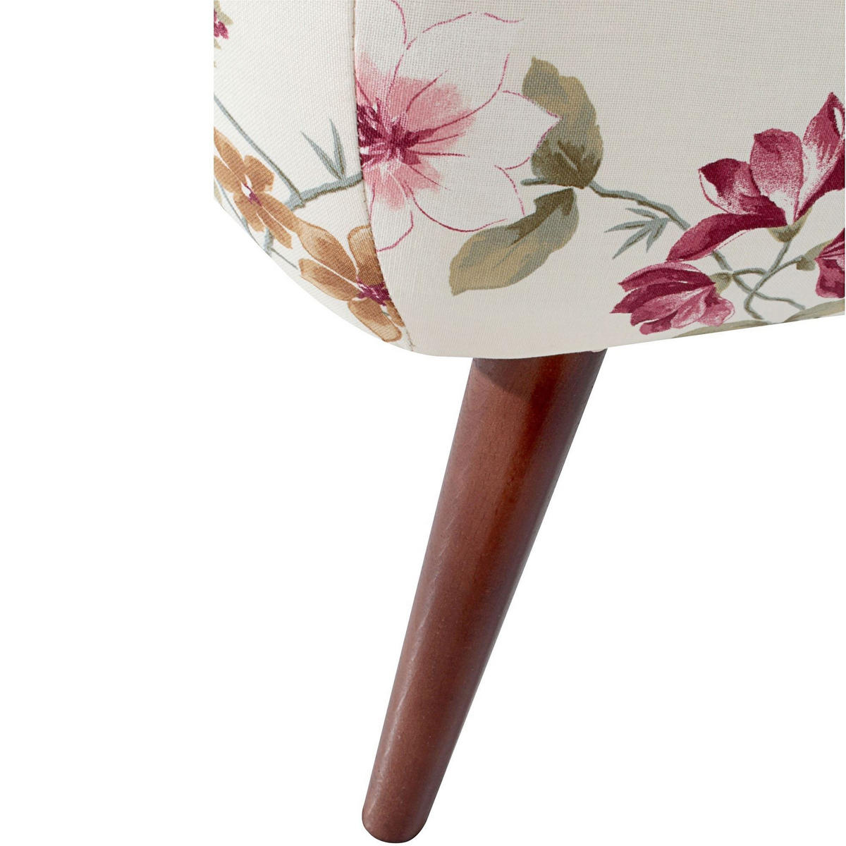 SESSEL Kassi Bezug Flachgewebe Buche nussbaum dunkel / weiß - Weiß, Kunststoff (69/80/68cm) - 58aufmkessel