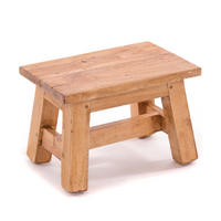 BLUMENHOCKER Monte Mahagoni Massivholz 08 honigfarben gewachst - Honig, Holz (30/21/20cm) - DESIGN DELIGHTS