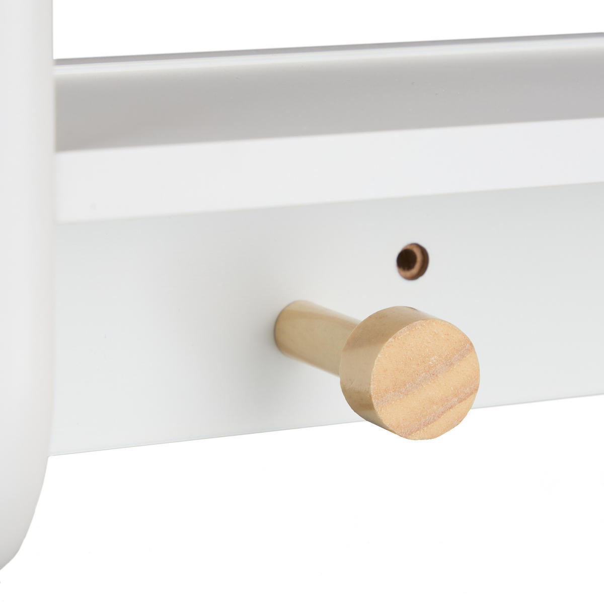 KINDERREGAL - Weiß, Holz/Holzwerkstoff (60/62.5/12cm) - Relaxdays
