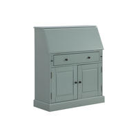 SEKRETÄR - MDF & Kiefernholz - Mandelgrün - CLEORE - Grün, Holz (40/93/110.8cm) - Vente-Unique