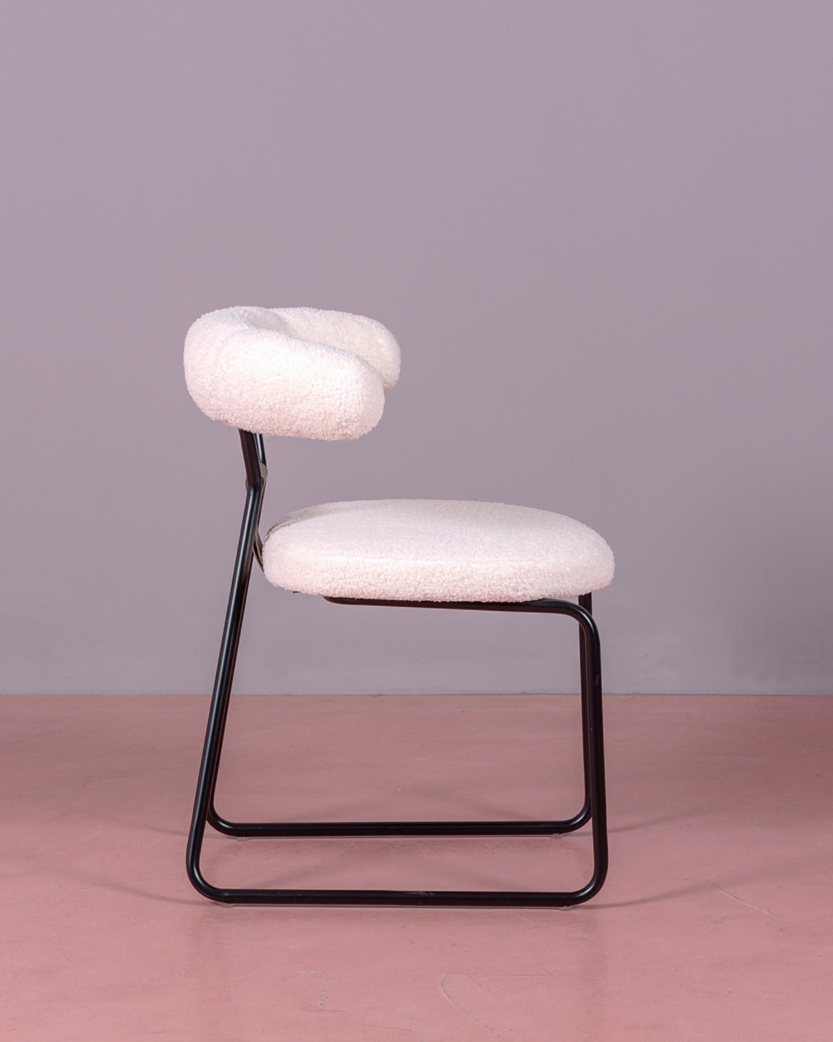 STUHL Textil Weiß - Weiß, Textil (58/74/53cm) - Nest Dream