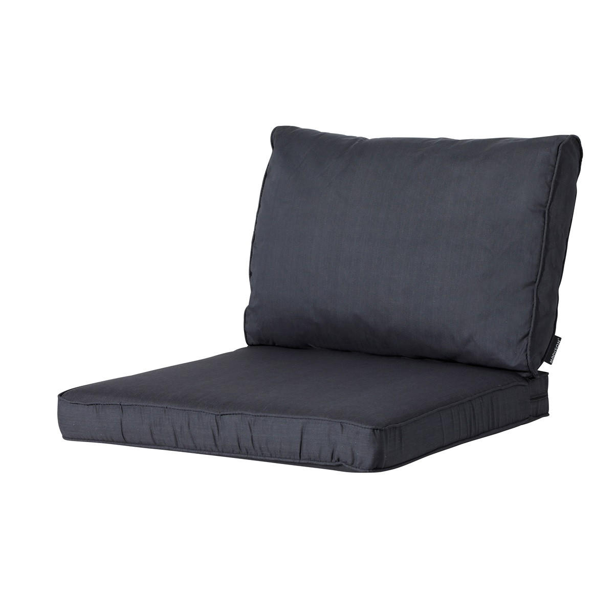 SITZKISSEN Basic 60/60 cm 2er-Set - Schwarz, Textil (60/8/60cm) - Madison