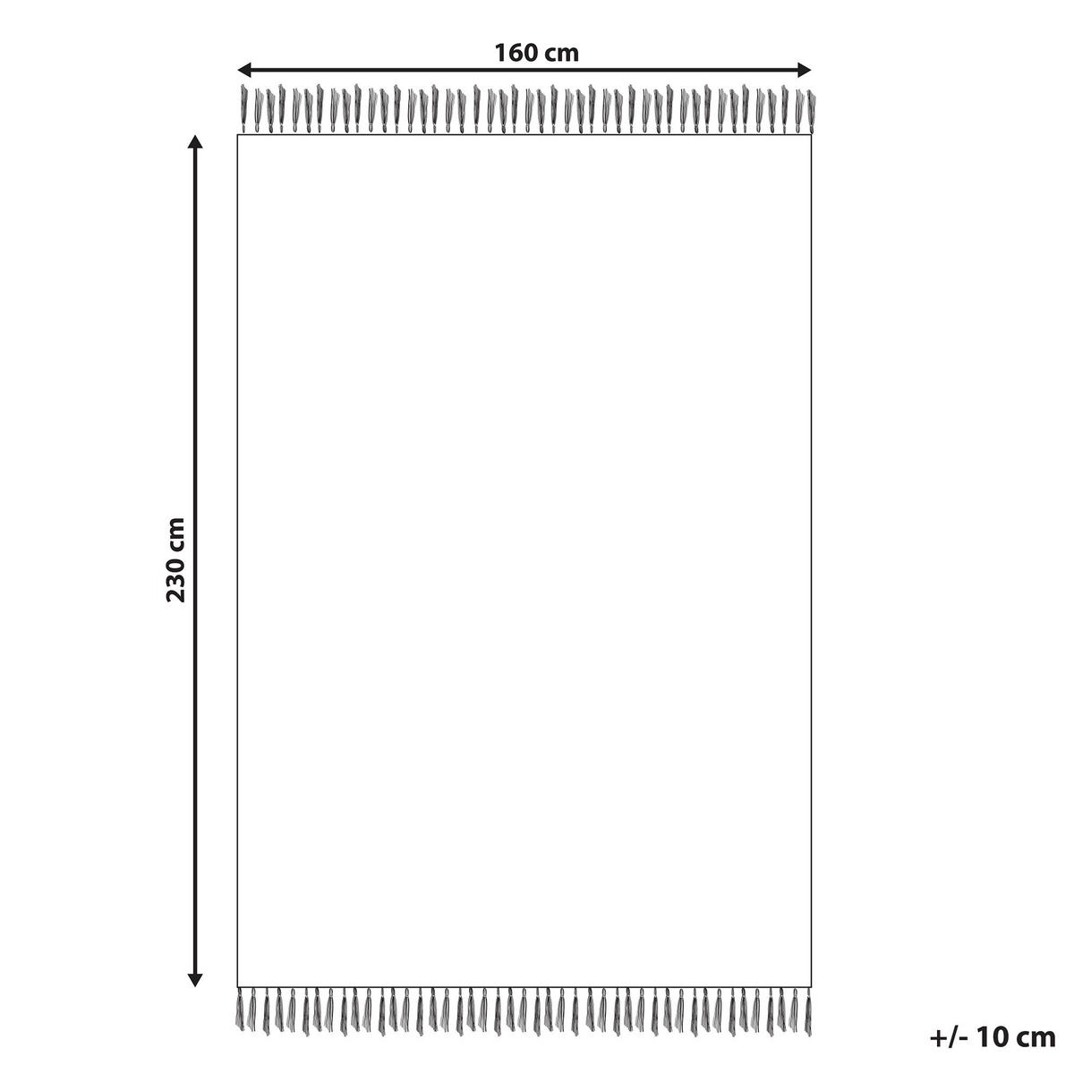 DĚTSKÝ KOBEREC Béžový 160/230 cm Bavlna Khonoma - béžová, textil (160/230cm) - Beliani