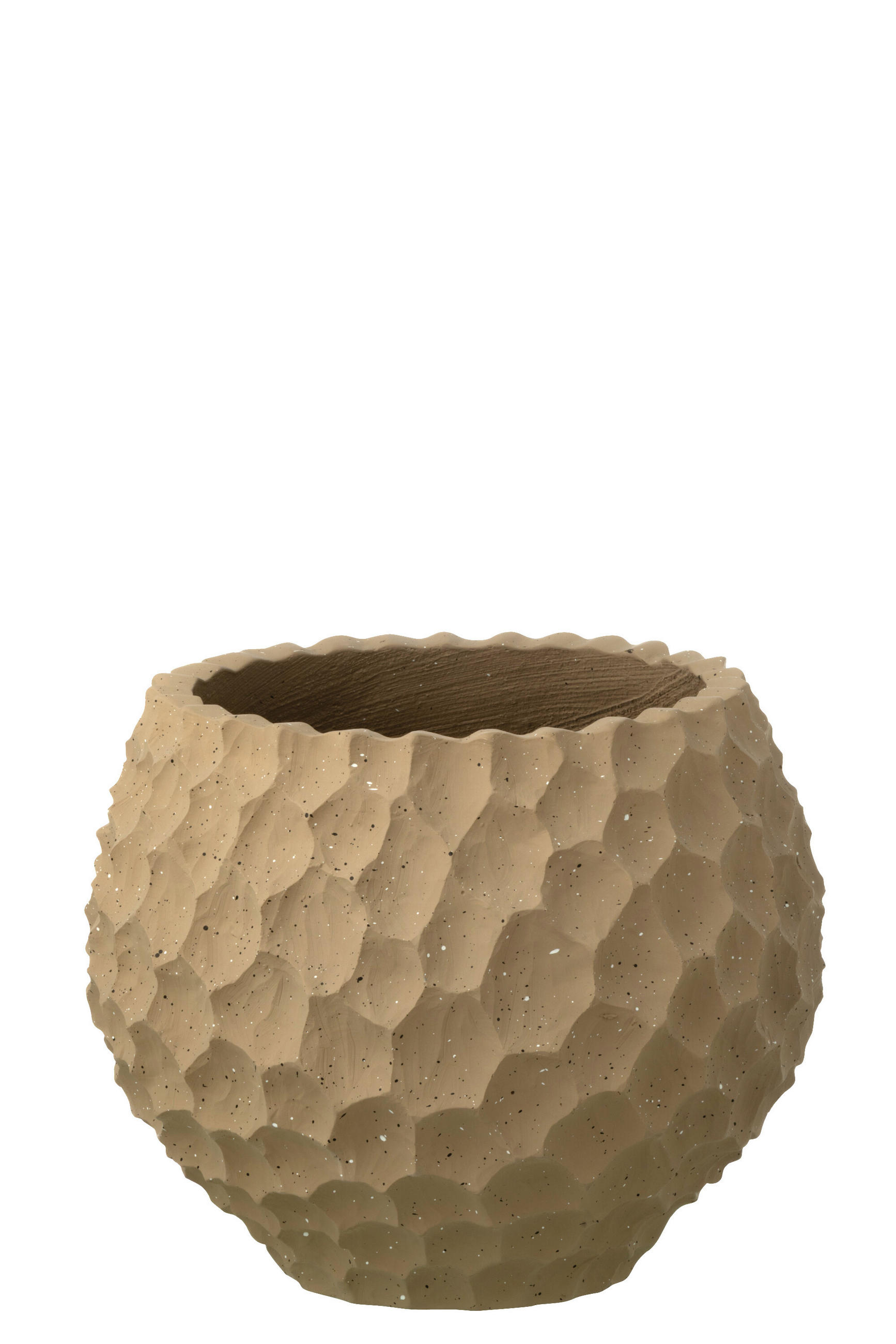 J-Line Blumentopf Beige 28 cm