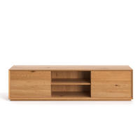 TV-SCHRANK Pavo aus massivem Eichenholz 180 cm - Eichefarben/Naturfarben, Holz (180/43/45cm) - Danzz