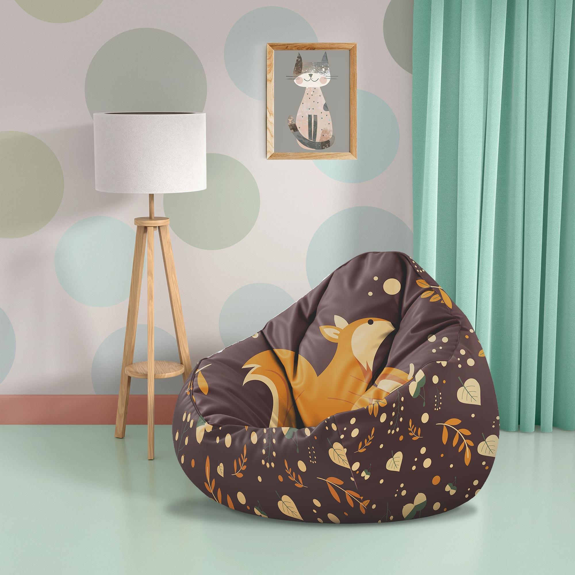 SITZSACK PARADISE für Kinder Space Adventure M - Dunkelblau, Textil (90/100/90cm) - Dreamroots