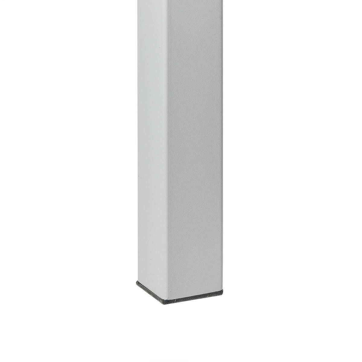 GARTENTISCH 81/84 cm Grau Bartica - Grau, Kunststoff (81/84/77cm) - Beliani