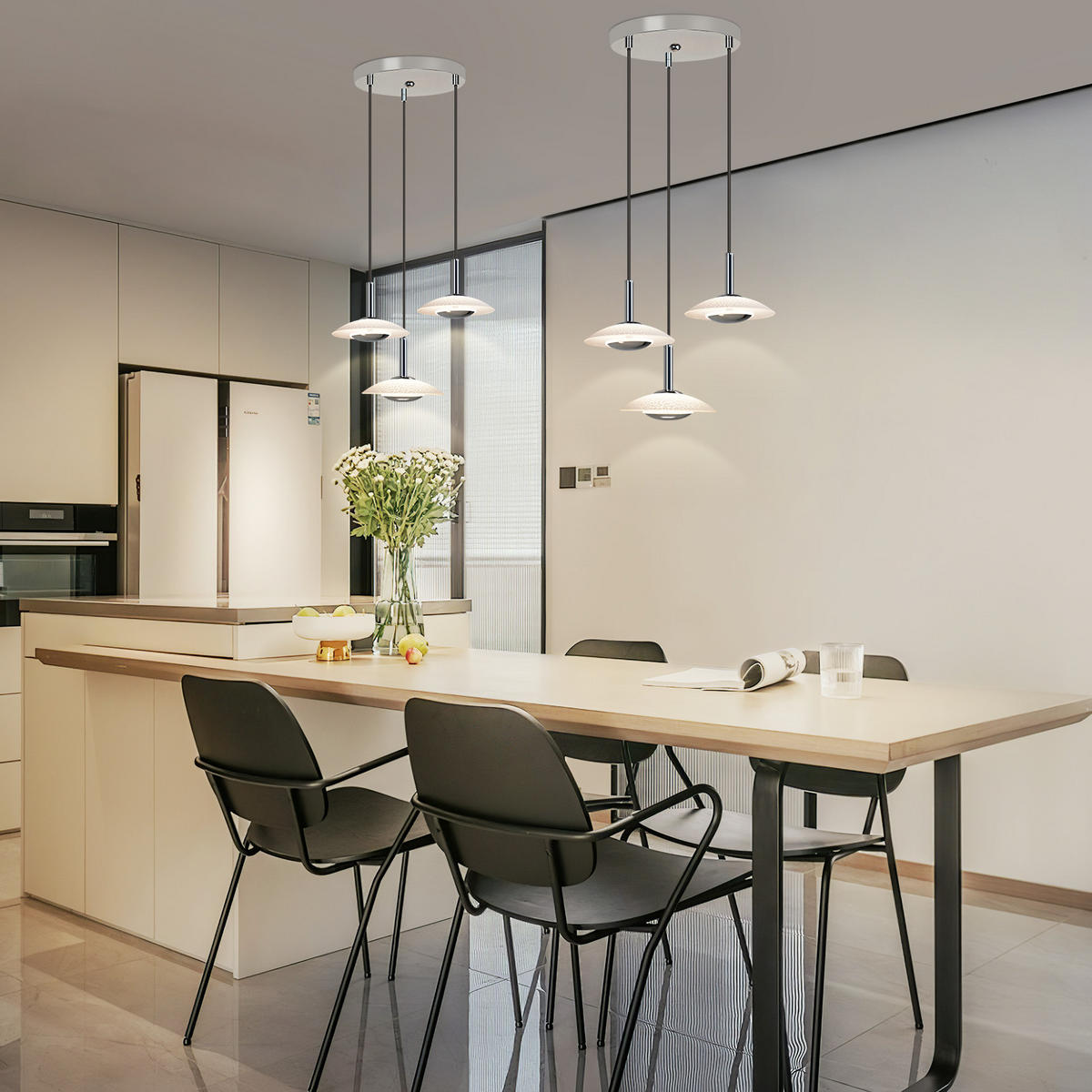 HÄNGELEUCHTE Lirag 16/25/138 cm - Beige, Metall (16/25/138cm) - ZMH