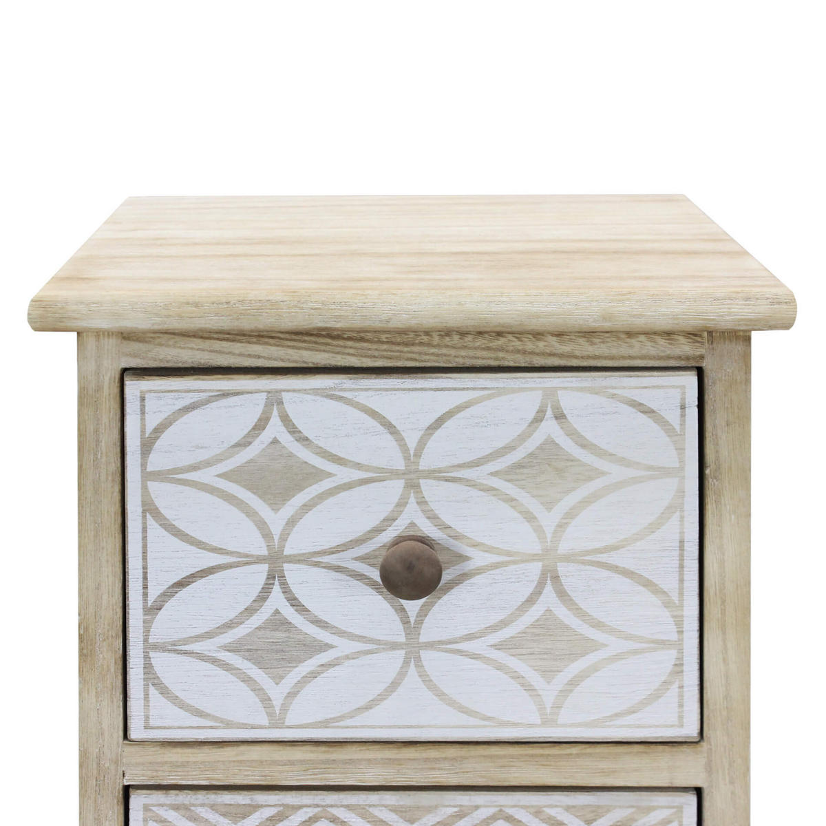 KOMMODE Hellbraun 25/29/81 cm - Hellbraun, Holz (25/81/29cm) - Mobili Rebecca