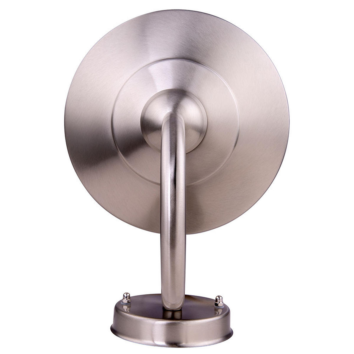 WANDLAMPE Edelstahl Silber Klar - Silberfarben, Metall (31/24/30cm) - Globo Lighting