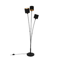 STEHLAMPE TOMMY - Schwarz - 0/0/150 cm - Schwarz, Metall (41/41/150cm) - Trio Leuchten