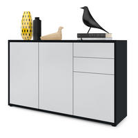 KOMMODE Ben Front in Weiß matt - Weiß, Holzwerkstoff (117/74/36cm) - Vladon