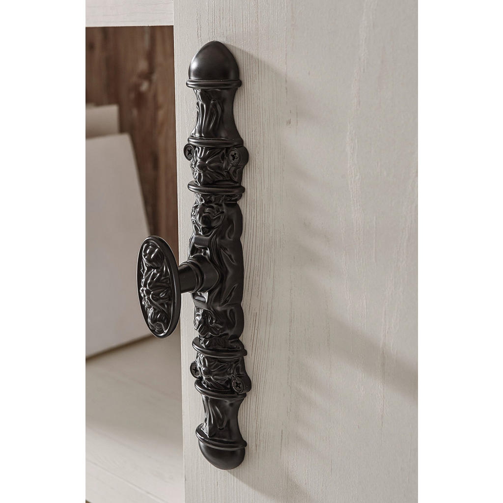 Thumbnail - Furn.Design Kleiderschrank, Weiß, Pinien, Metall, Nachbildung,Pinie, 3 Fächer, 2 Schubladen, Sockel, 169x201x60 cm, FSC ...