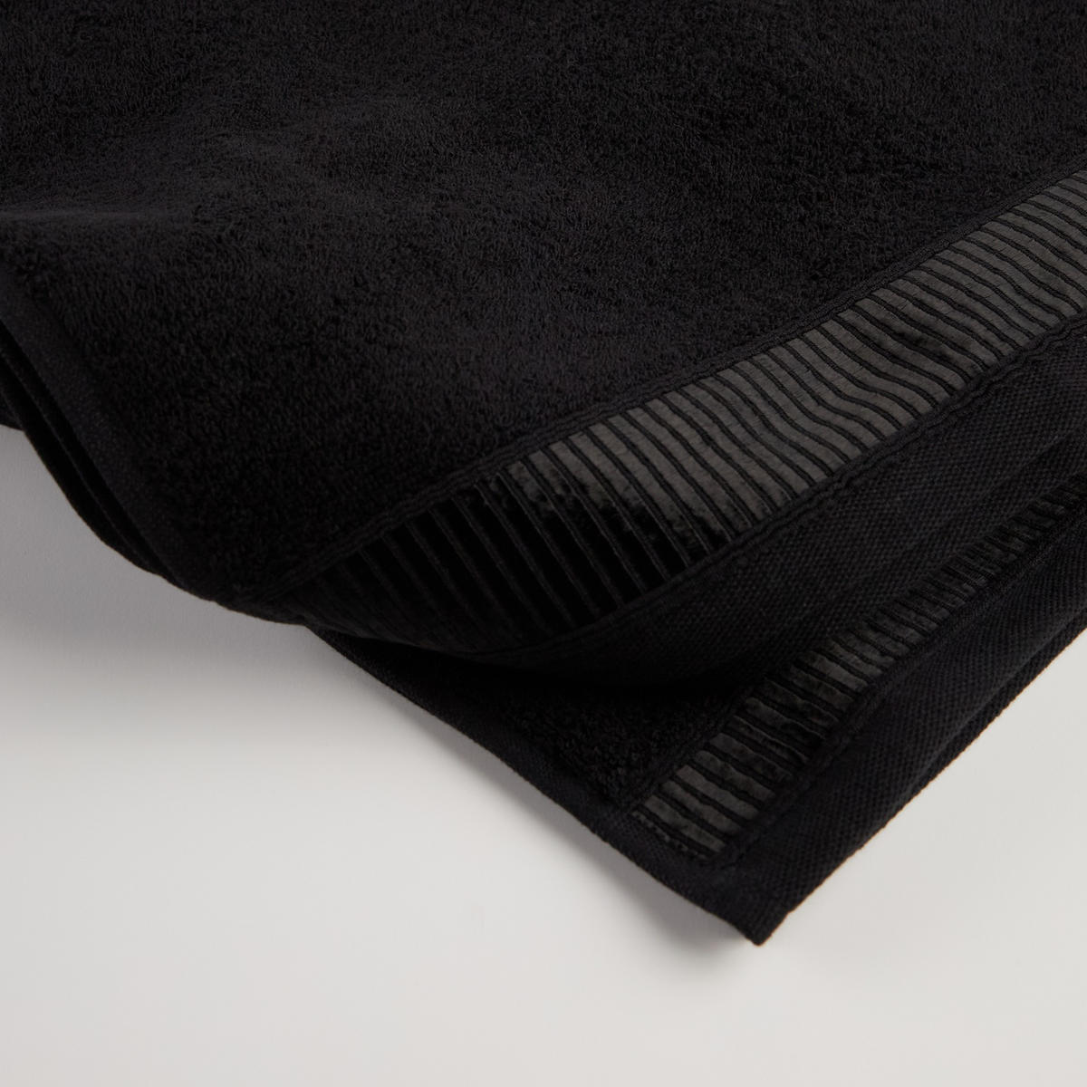 BADETUCH Alicanty - Schwarz, Textil (70/130cm) - home&you