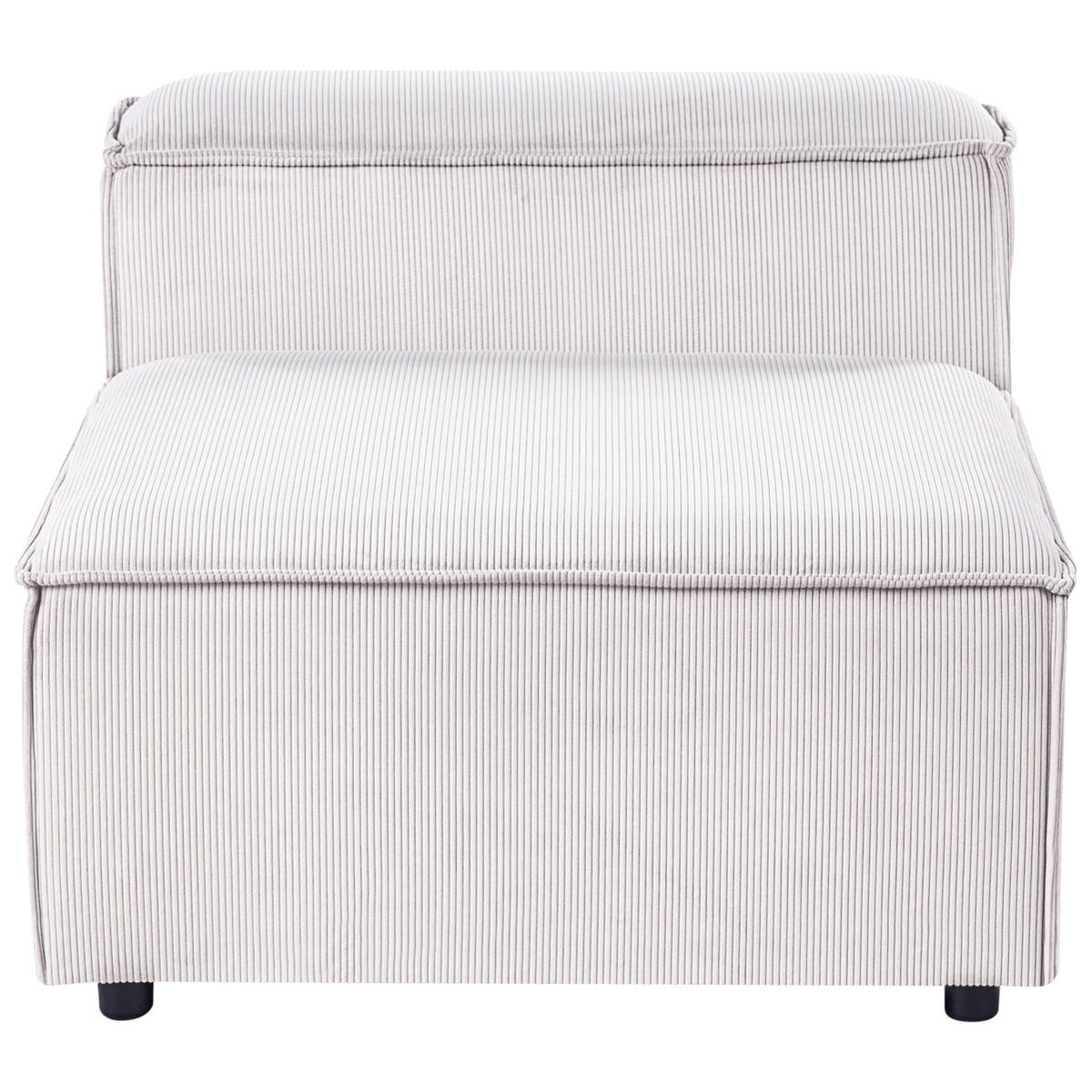 MODULÁRNÍ POHOVKA 3-místná Krémově bílá Manšestr Ardal - krémová, textil (328/68/120cm) - Beliani