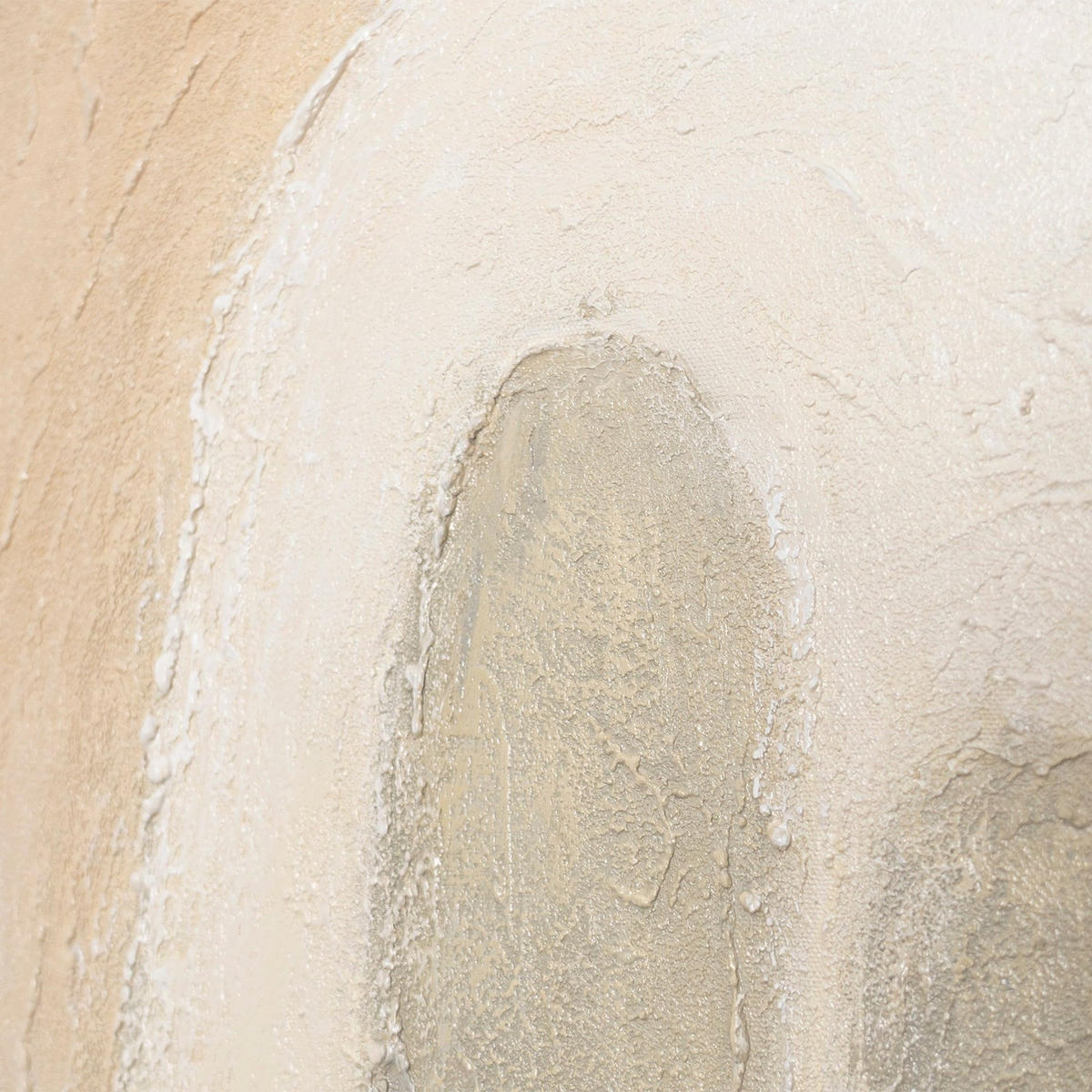 GEMÄLDE Grüner Akzent Schattenfugenrahmen Eichefarben 120x80 cm - Eichefarben, Holz (120/80cm) - YS-art gallery