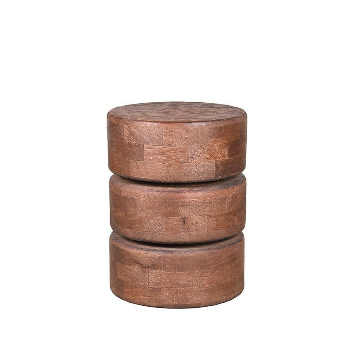 BEISTELLTISCH Milly Braun 35/35/47 cm - Braun, Holz (35/35/47cm) - LABEL51
