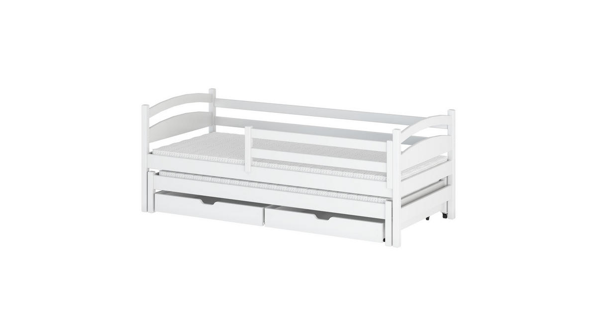 KINDERBETT WEIß - Weiß, Holz (90/200cm) - FURNLUX