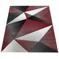 KURZFLORTEPPICH 60/110 cm Smaragd 762 - Rot, Textil (60/110cm) - Paco Home