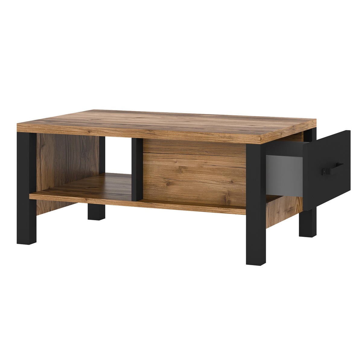 COUCHTISCH OLIVIERO 90/42/56 cm Braun - Braun, Holzwerkstoff (56/90/42cm) - MASSENO