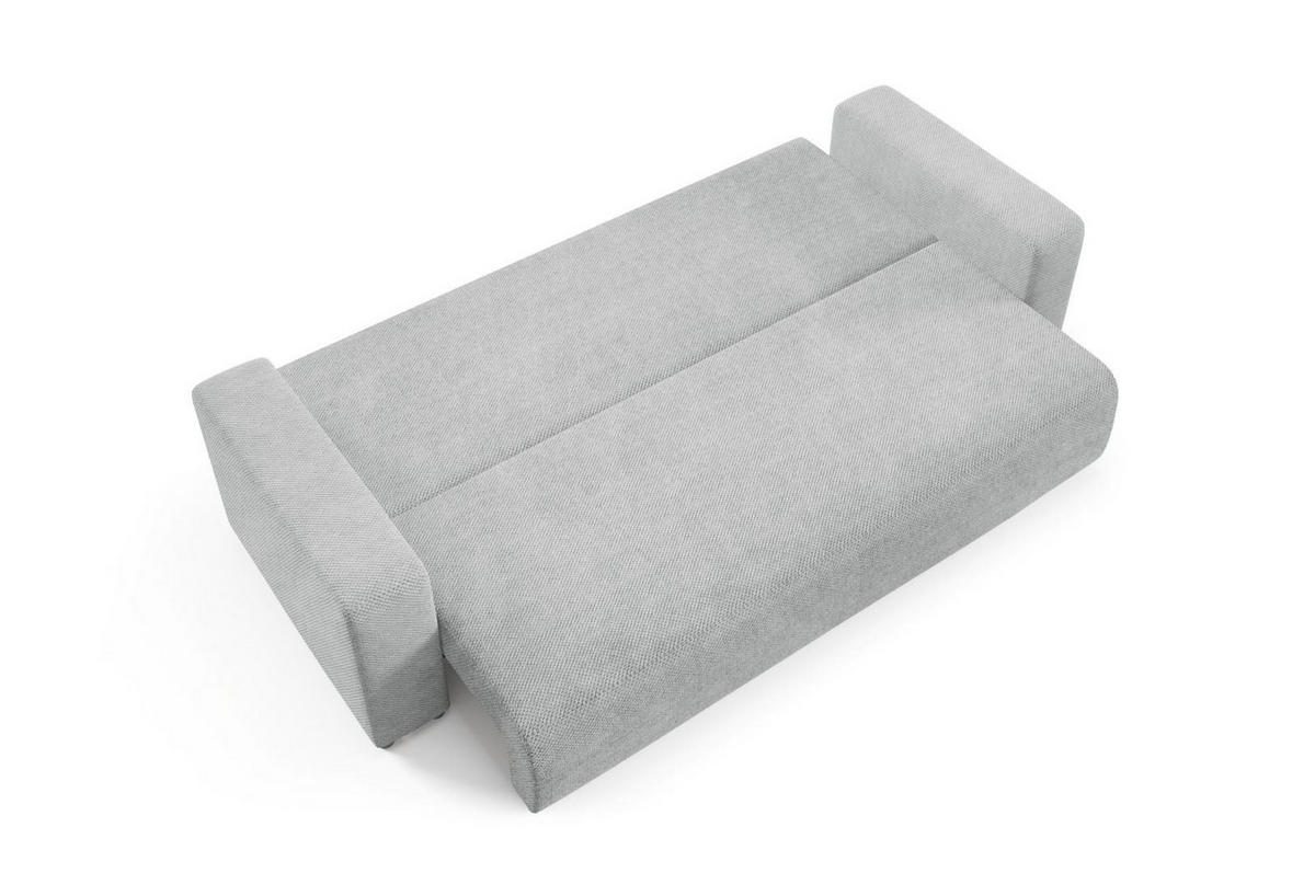 SCHLAFSOFA mit Bettkasten Grau - Grau, Textil (247/88/93cm) - Furnisell