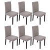 ESSZIMMERSTUHL Grau 6er-Set - Grau, Textil (43/90/48cm) - MCW
