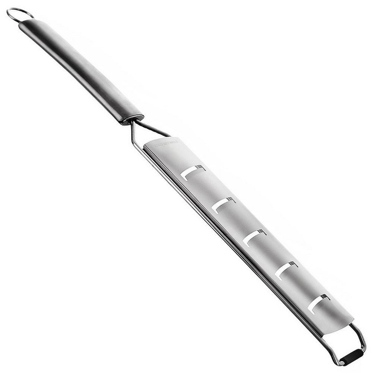 KÜCHENREIBE Flache Stahl 24 cm - Silberfarben, Metall (4/38/1.5cm) - Orion 