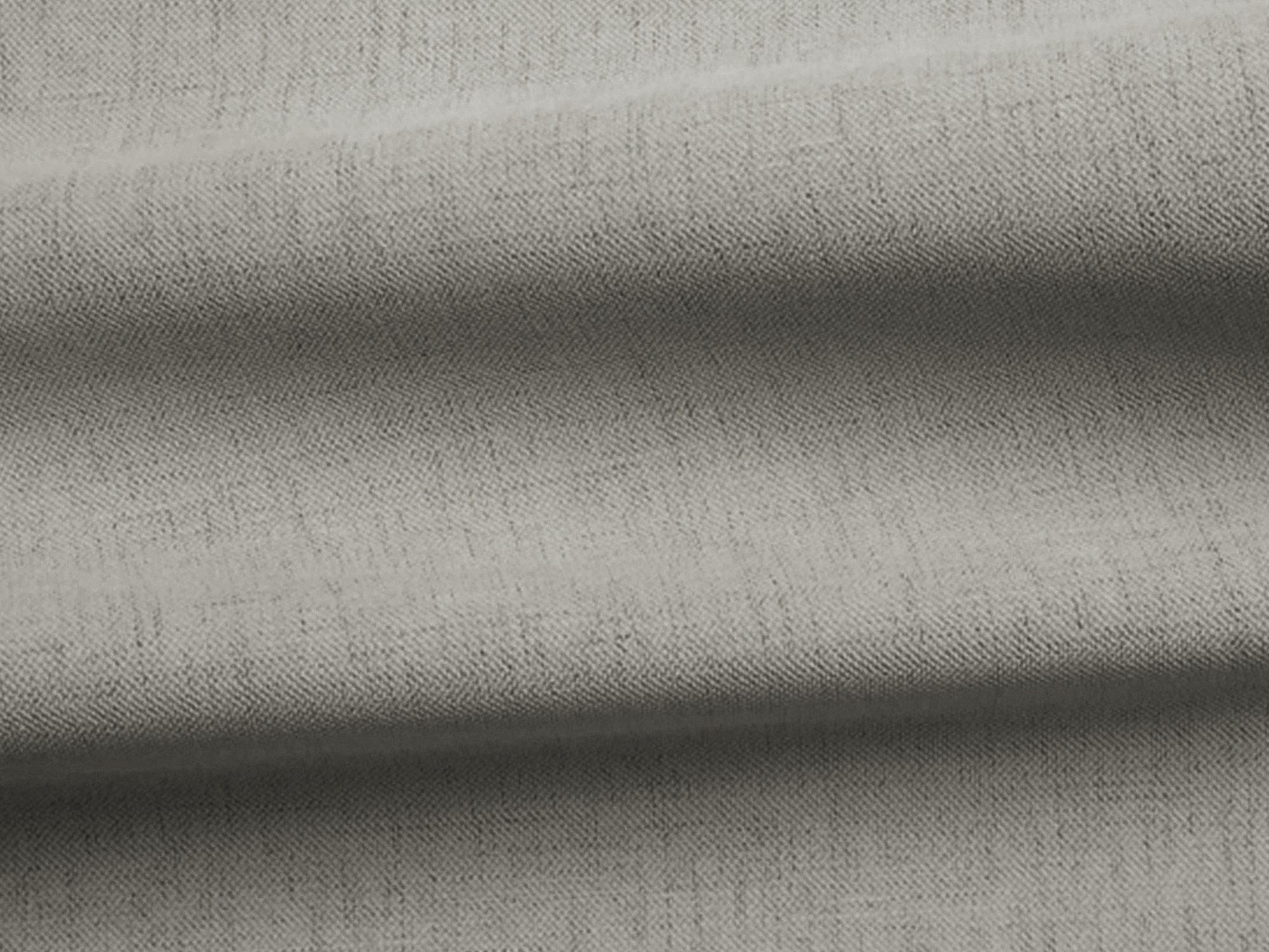 2-SITZER SOFA Strukturstoff Grau - Hellgrau/Schwarz, Holzwerkstoff/Kunststoff (180/77/90cm) - Makamii