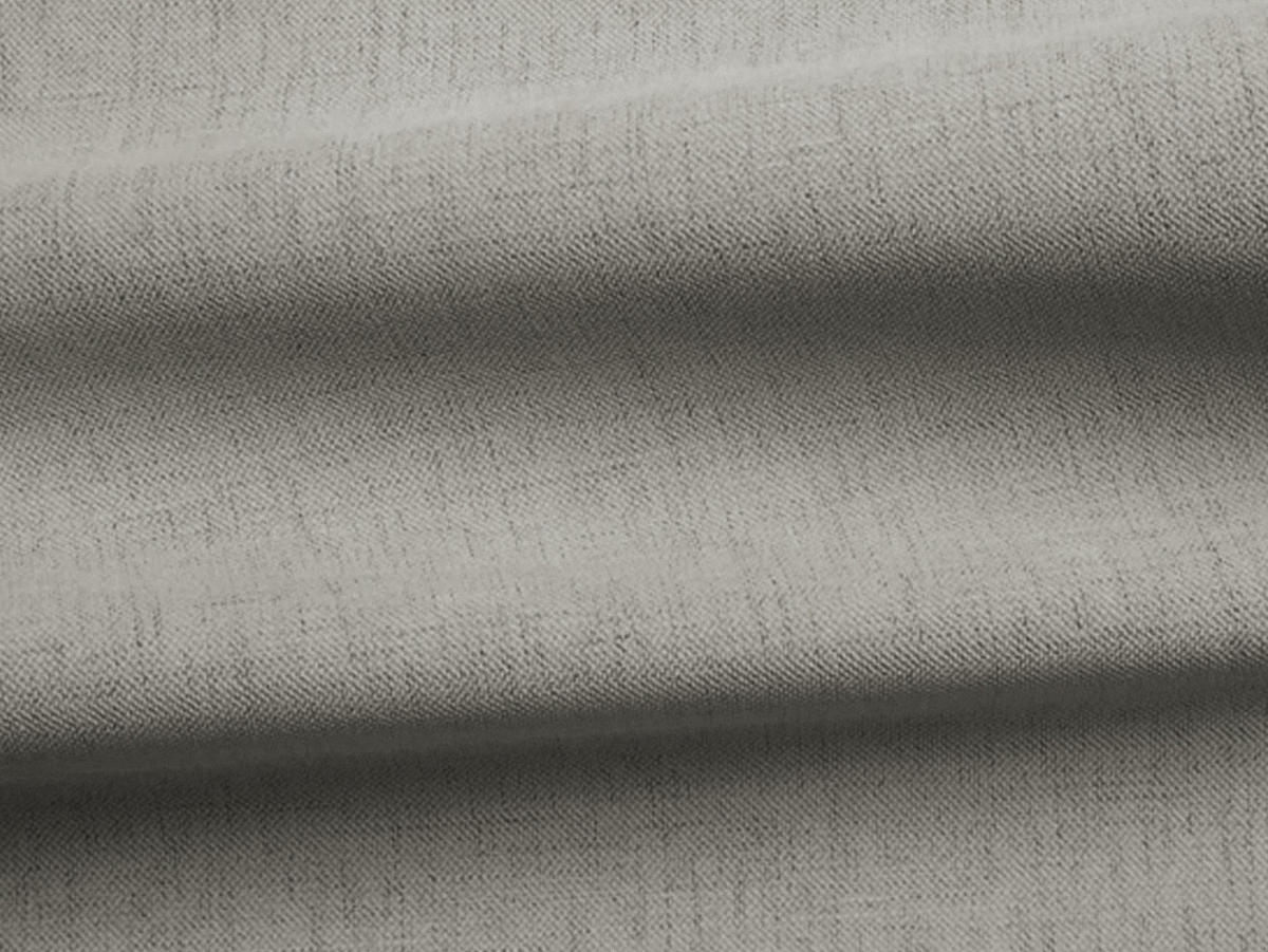 2-SITZER SOFA Strukturstoff Grau - Hellgrau/Schwarz, Holzwerkstoff/Kunststoff (180/77/90cm) - Makamii