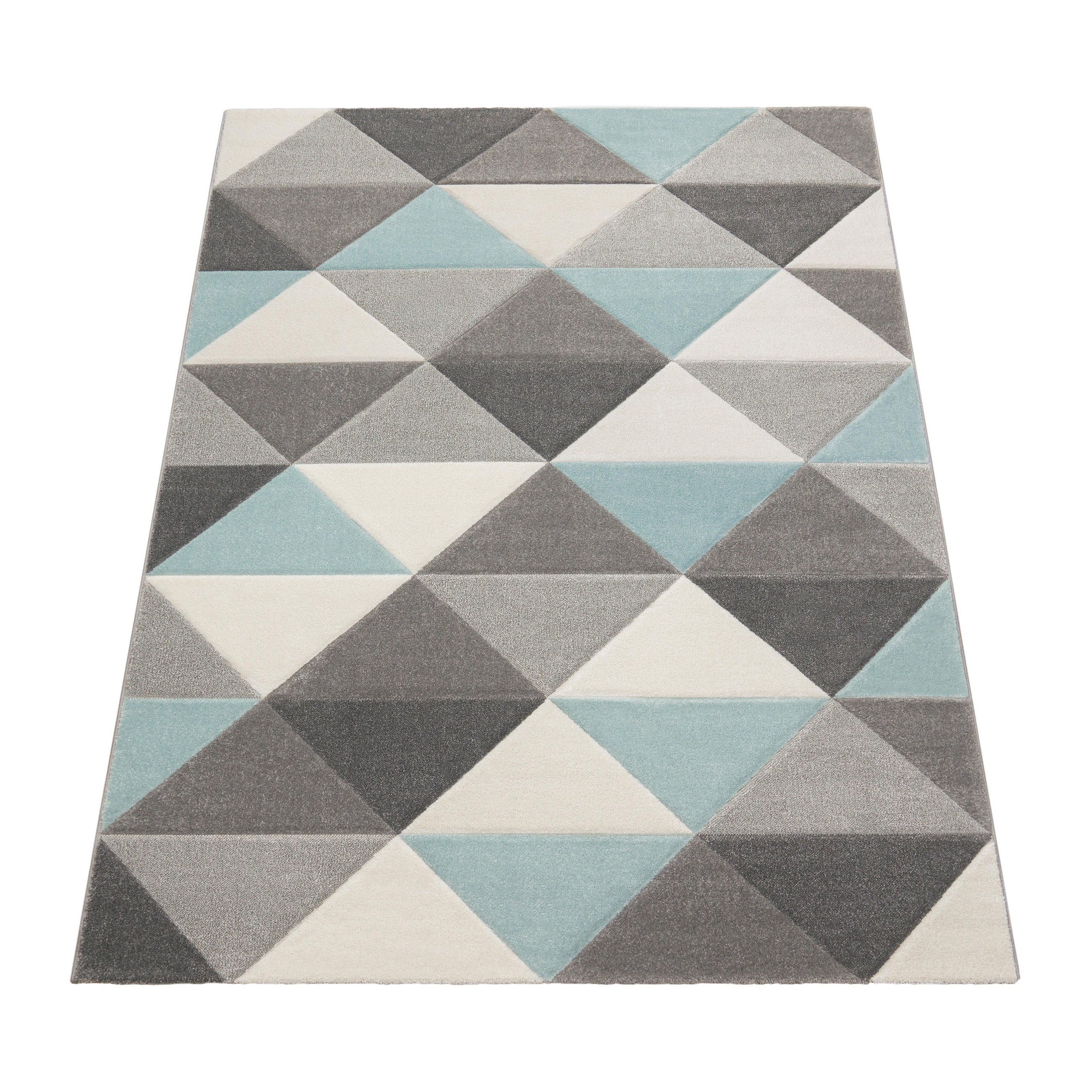 KURZFLORTEPPICH 80/300 cm Lara 276 - Türkis, Textil (80/300cm) - Paco Home