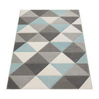 KURZFLORTEPPICH 80/300 cm Lara 276 - Türkis, Textil (80/300cm) - Paco Home