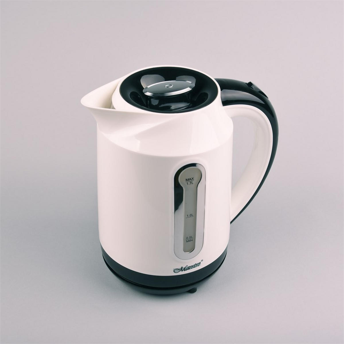 WASSERKOCHER ELEKTRISCH Weiß 17/17/21 cm MR041WHITE - Weiß, Kunststoff (17/21/17cm) - Maestro 