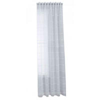 GARDINE LEINEN HxB 245x145 cm Natur Classic - Weiß, Textil (145/245cm) - Gardinenbox
